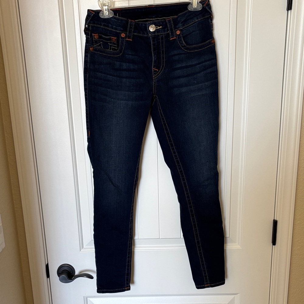 True Religion Dark Indigo Women's Skinny Jeans
